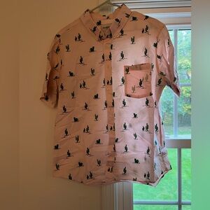 Men’s Cactus Button Up